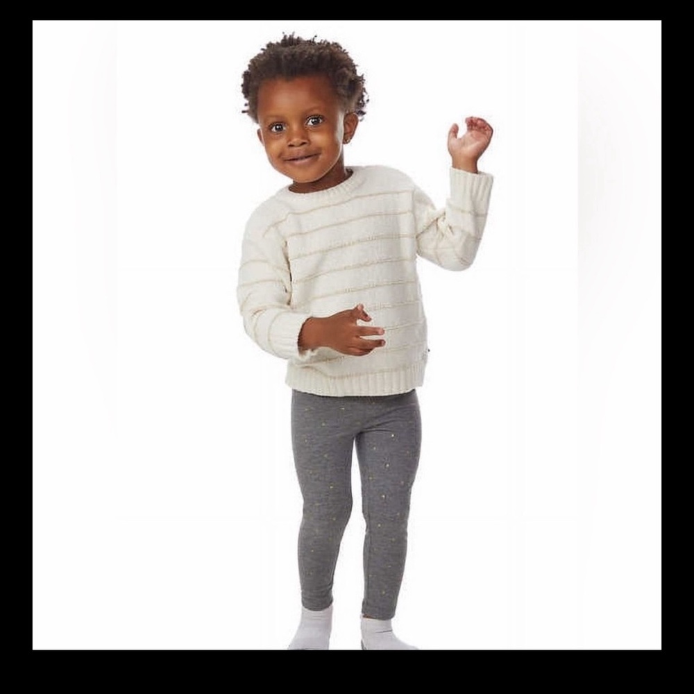 DKNY girls 2 pieces chenille set sizes 18M off white